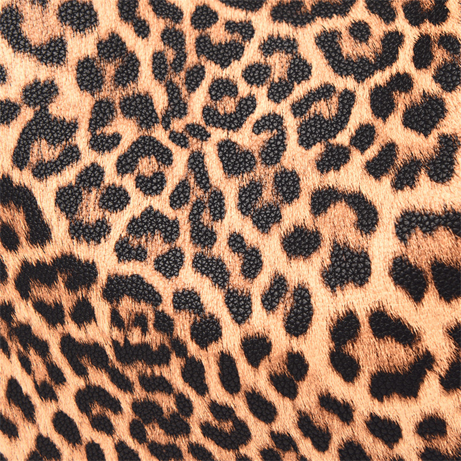 Leopard print shoulder tote bag - Image 8