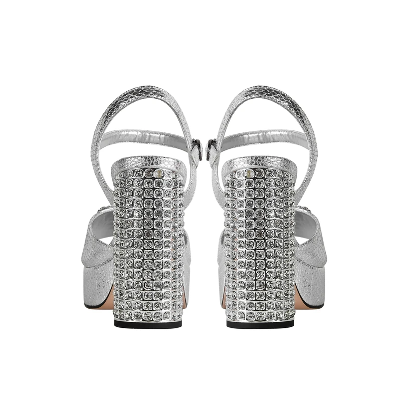 Waterproof platform high heel open toe sandals - Image 4