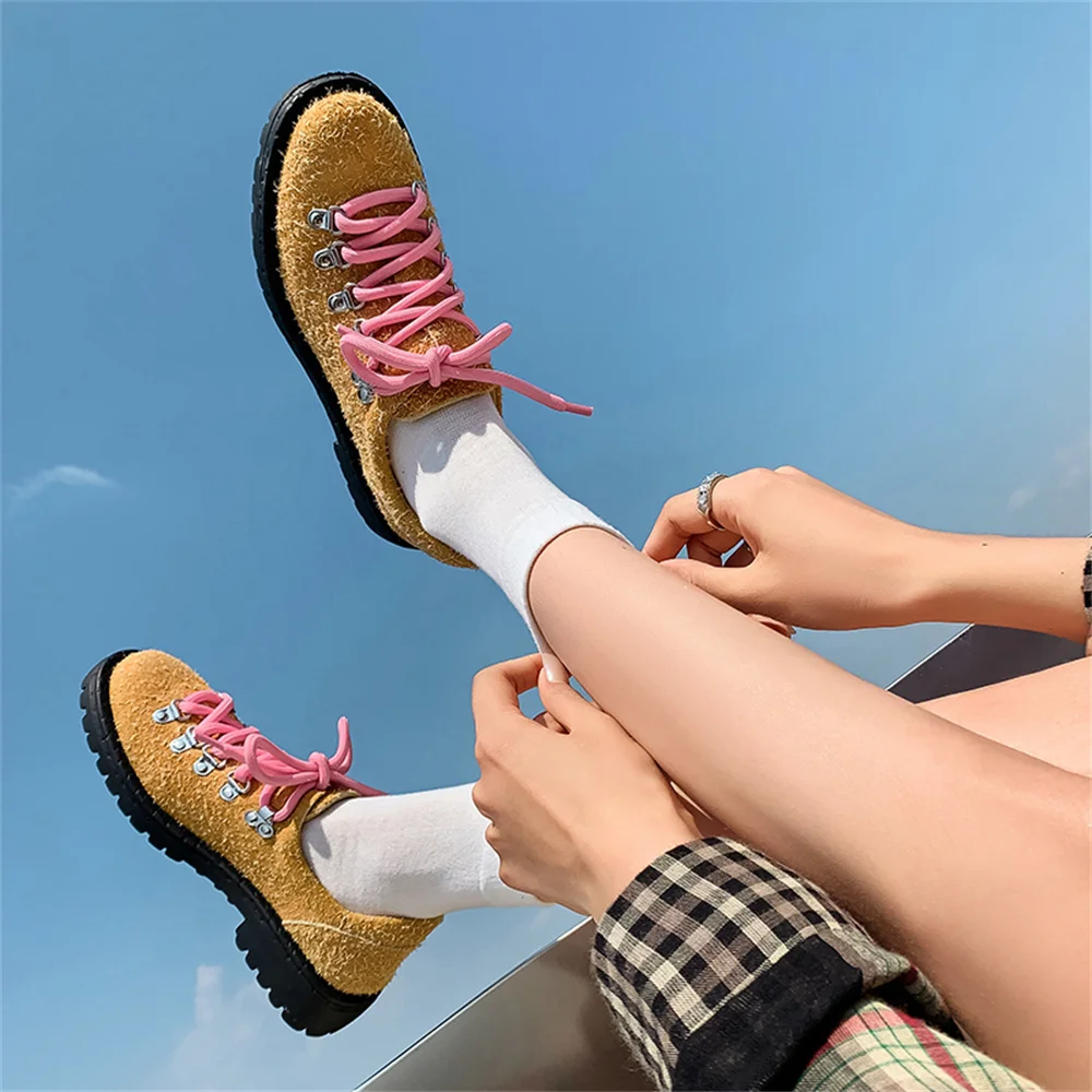 Fashion high heels round toe block heel pumps - Image 10