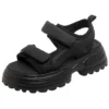 Platform thick heel sandals for women
