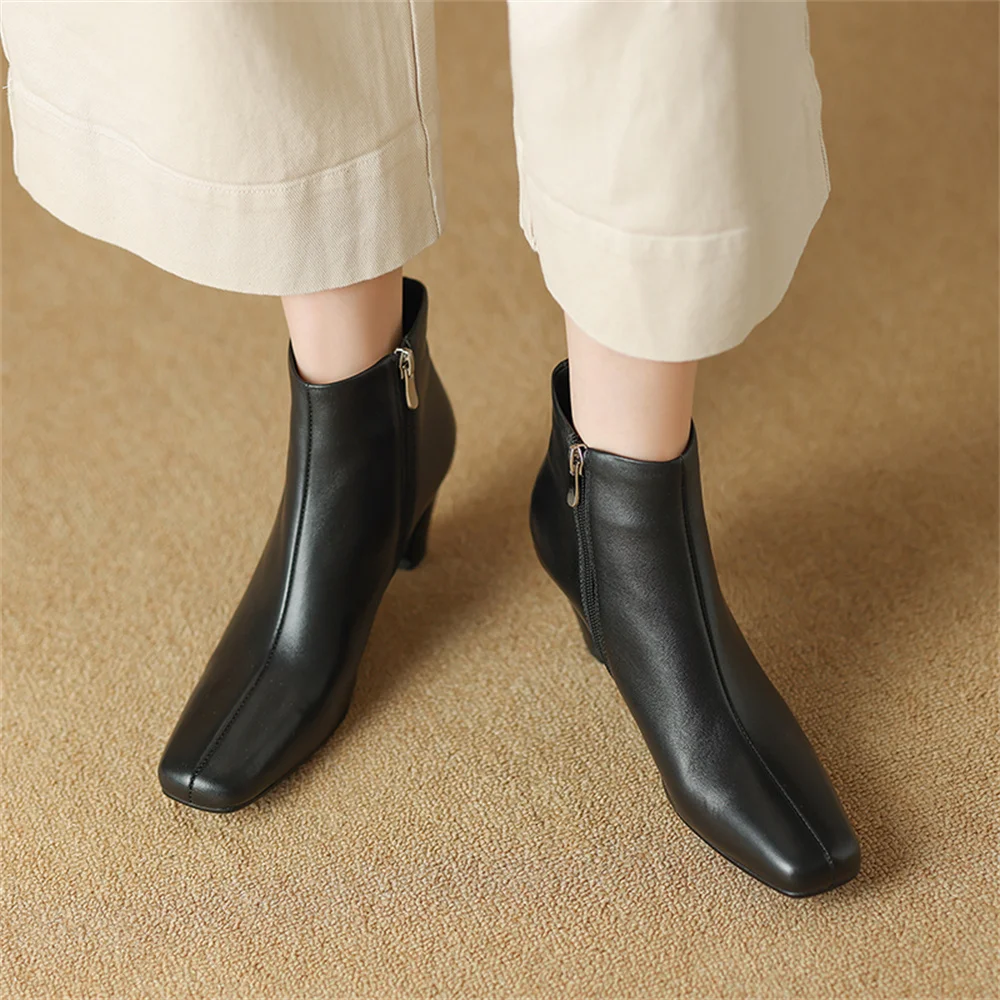 Fashion high heels ankle boots for casual winter office wear - Image 5