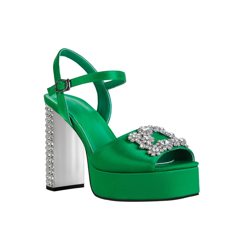 Waterproof platform high heel open toe sandals - Image 17