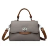 Versatile square crossbody bag in soft pu leather