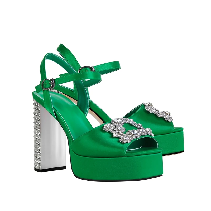 Waterproof platform high heel open toe sandals - Image 16