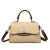 Versatile square crossbody bag in soft pu leather