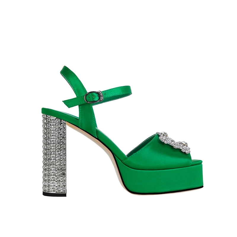 Waterproof platform high heel open toe sandals - Image 8