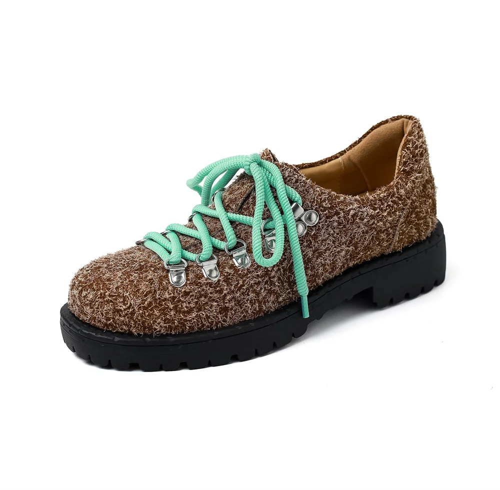 Fashion high heels round toe block heel pumps - Image 9