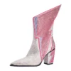 Sa266fcd3d32c4ee7837228f5b7fcdc7bY-2.webp Pointed toe sexy heeled ankle boots with lightning design