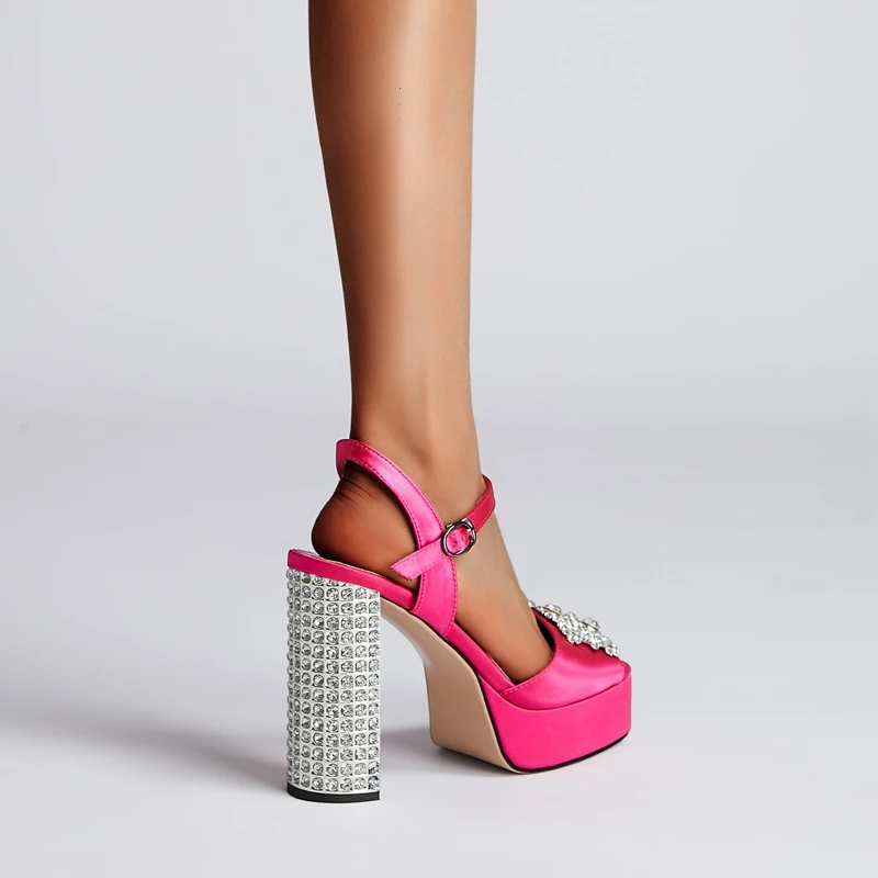 Waterproof platform high heel open toe sandals - Image 23
