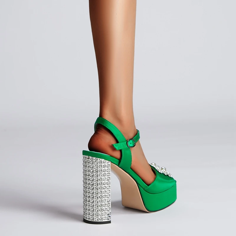 Waterproof platform high heel open toe sandals - Image 22