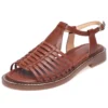 Brown woven sandals