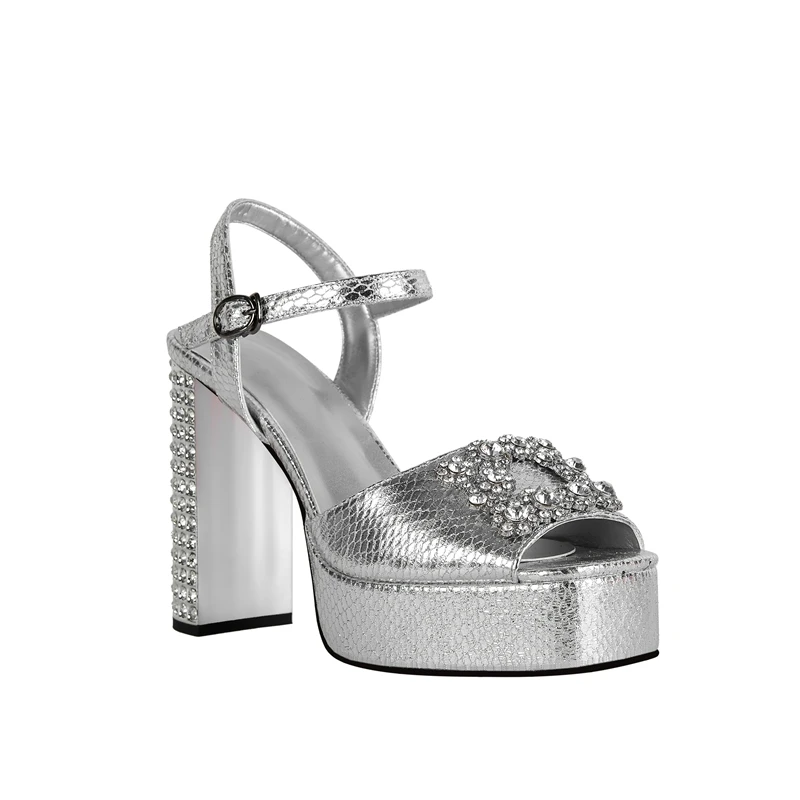 Waterproof platform high heel open toe sandals - Image 12