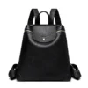 Large capacity anti-theft pu leather backpack
