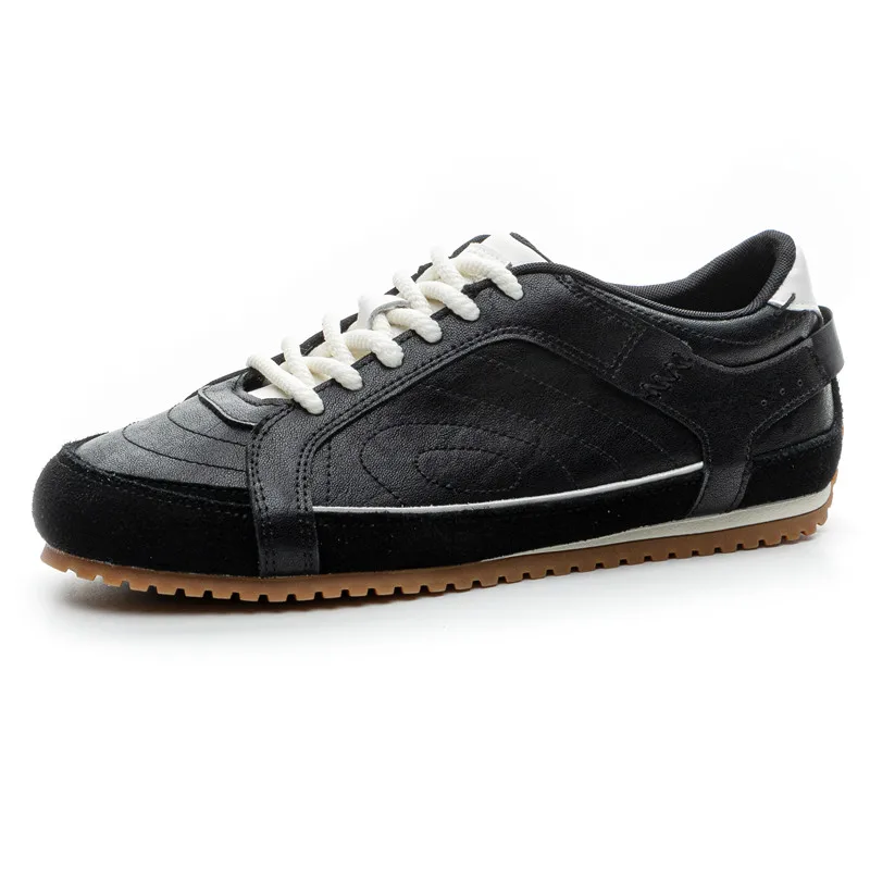Suede leather casual sneakers for women - Image 7