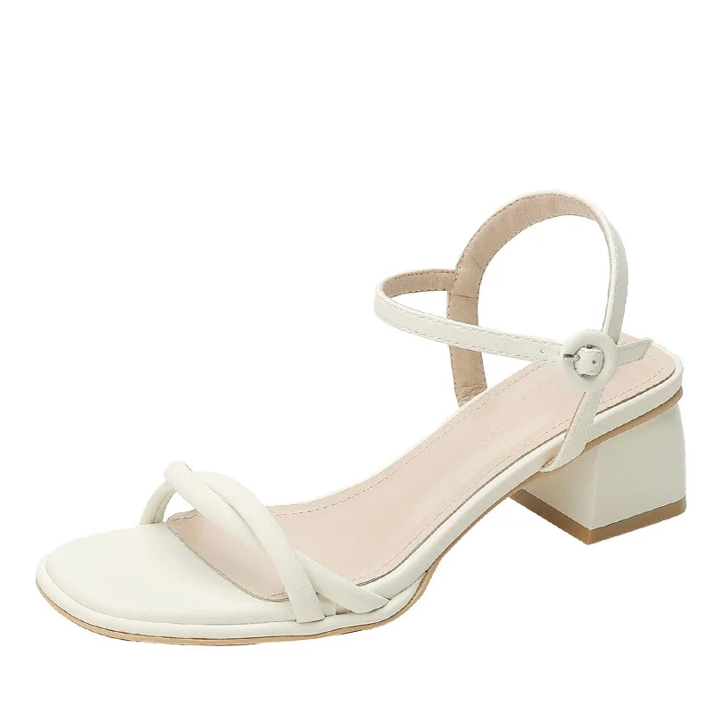Block heel open toe sandals for summer beach - Image 3