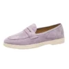 Sbe39a6997ed74025ba279c35eff99ad8p.webp Natural suede loafers in purple and apricot