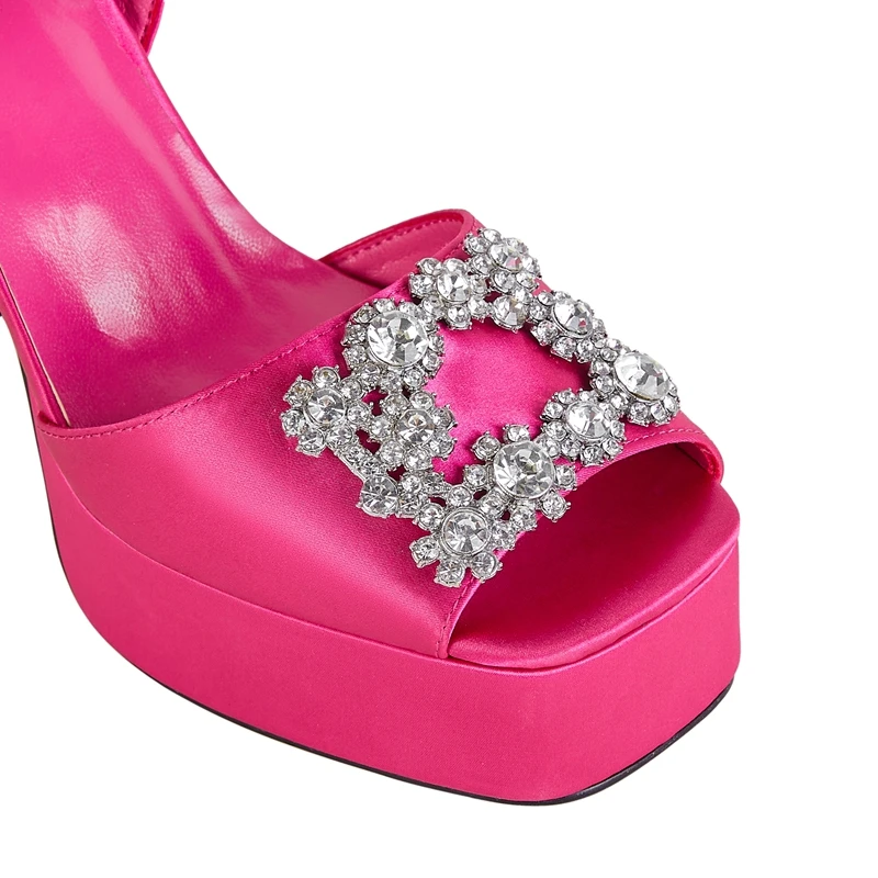 Waterproof platform high heel open toe sandals - Image 20