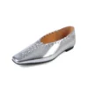 Genuine leather slip-on loafers casual flats