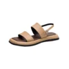 Genuine leather comfortable sandals with buckles