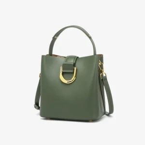 Genuine leather shoulder bag for women