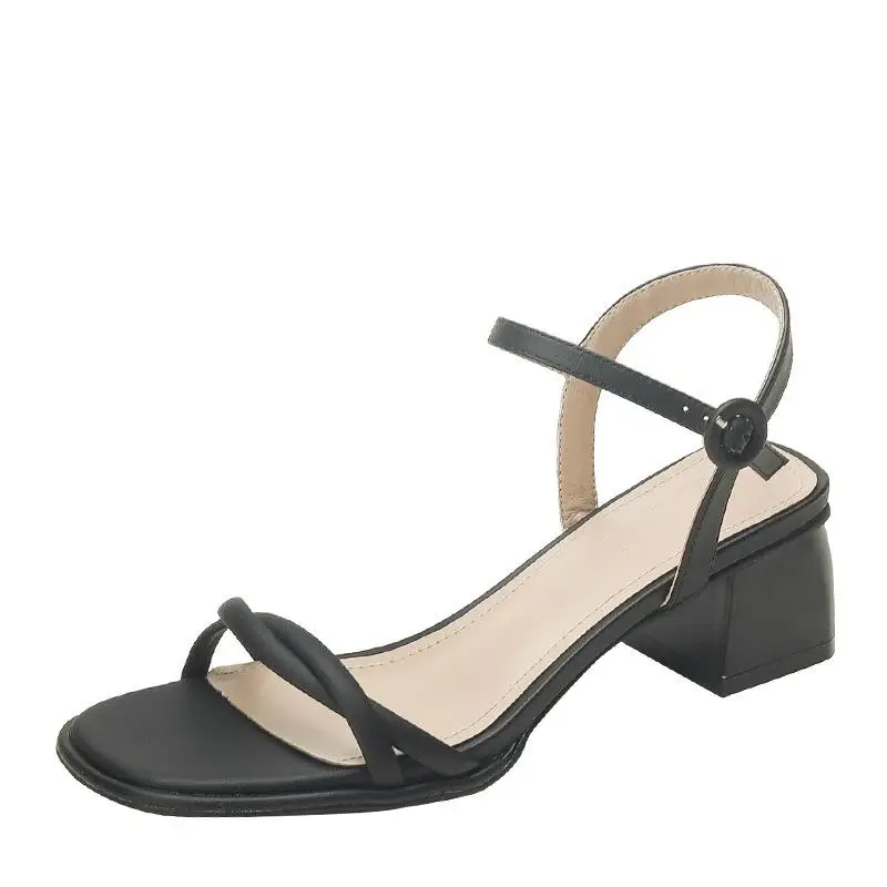 Block heel open toe sandals for summer beach - Image 6