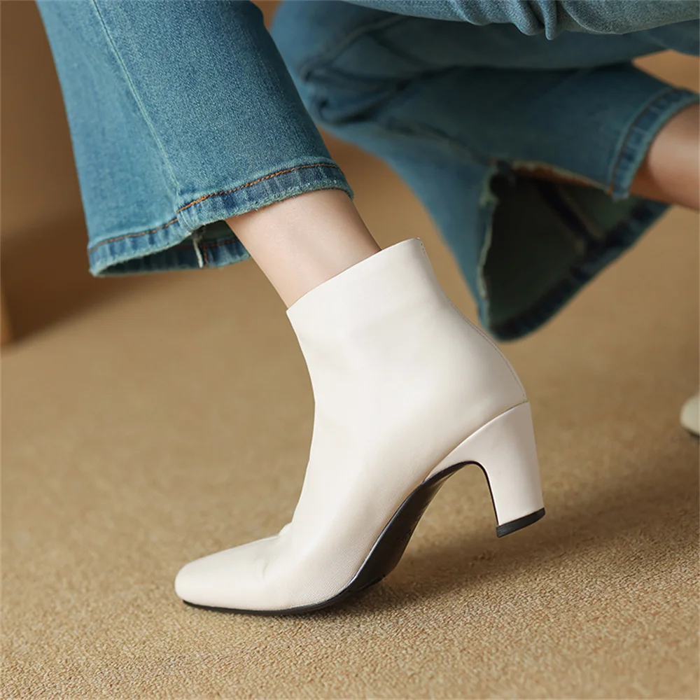 Fashion high heels ankle boots for casual winter office wear - Image 4