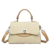 Versatile square crossbody bag in soft pu leather