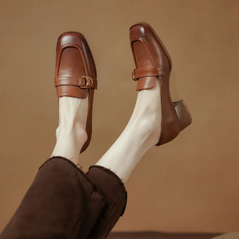 Elegant brown loafers - Image 5