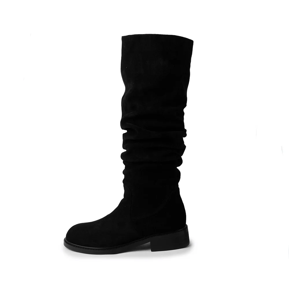 Knee high low heel fashion boots - Image 2