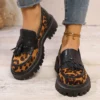 Sfebcf346e380405db031b7e84f7ede5dt.webp Faux suede leopard platform loafers with tassels