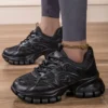 Platform Causal New Trendy Women's Shoes 2025 High Quality Lady Designer Fashion Chunky Sneakers for Women